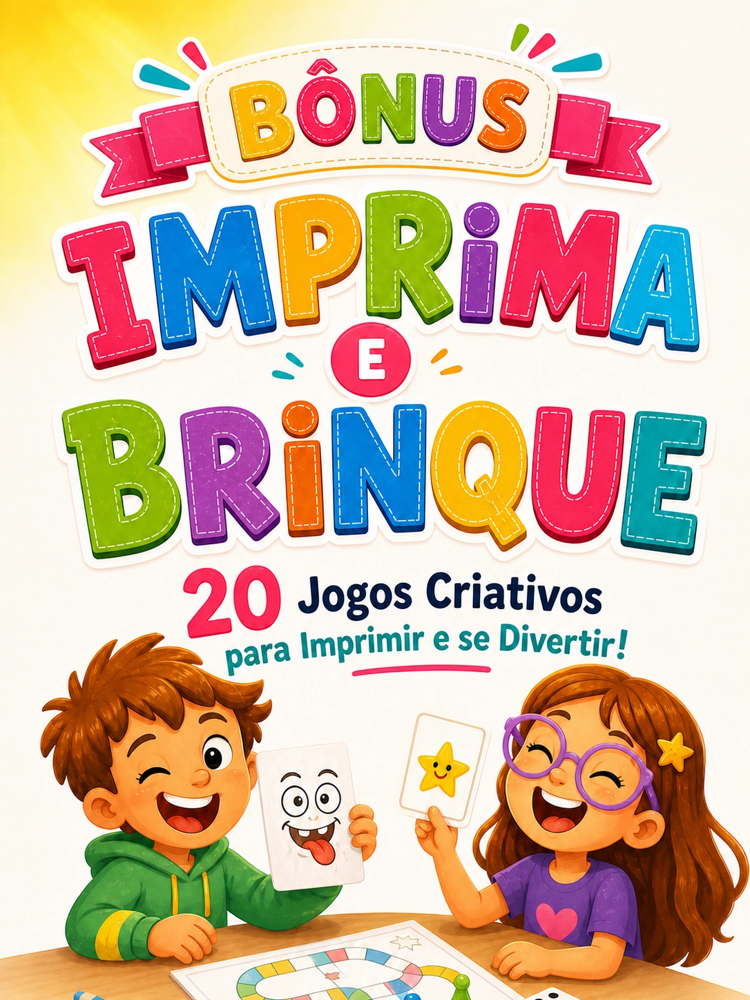 Bônus Imprima e Brinque — 20 jogos criativos para imprimir e se divertir